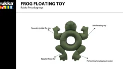 RUKKA PETS Frog Floating Toy